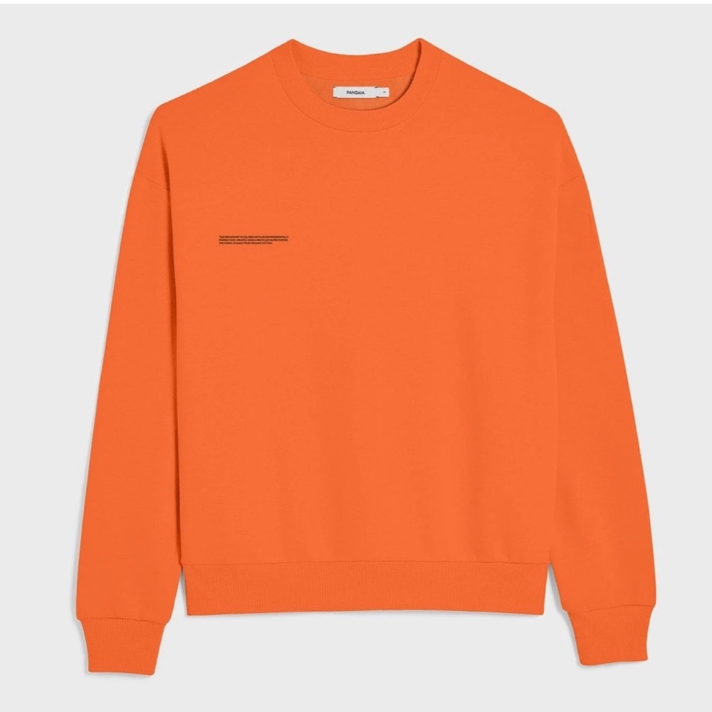 Pangaia orange crew neck